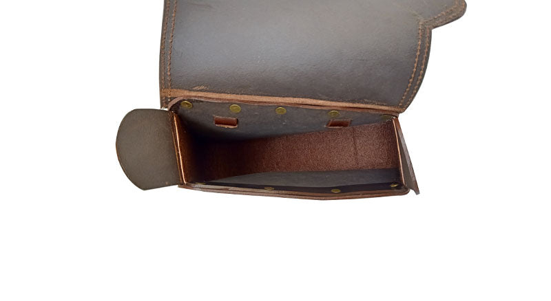 Royal Enfield Interceptor 650 Mounting Rails and Leather Pannier Bag Pair D1 Brown