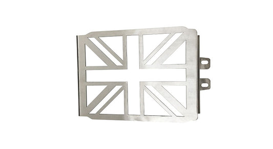 Royal Enfield Twins GT Continental and Interceptor 650cc Flag Design SS Radiator Grill Guard