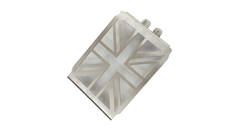 Royal Enfield Twins GT Continental and Interceptor 650cc Flag Design SS Radiator Grill Guard