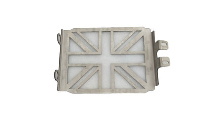 Royal Enfield Twins GT Continental and Interceptor 650cc Flag Design SS Radiator Grill Guard