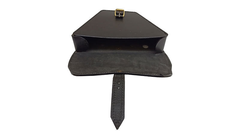 Royal Enfield GT Continental and Interceptor 650 Side Panel Bag Genuine Leather Black