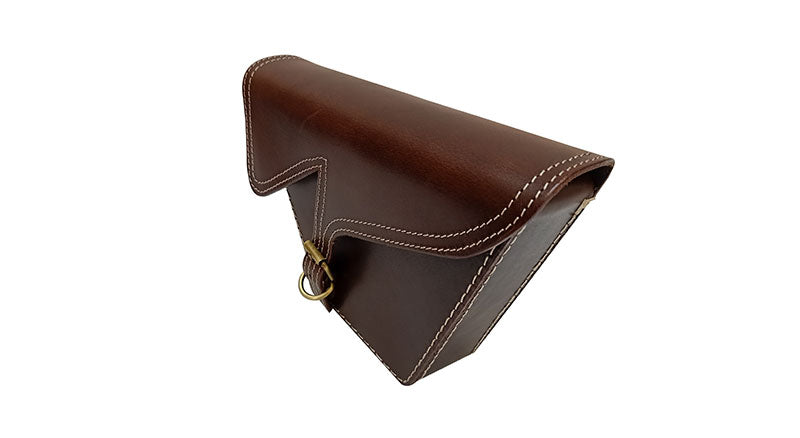 Royal Enfield GT and Interceptor 650 Side Panel Bag Genuine Leather Brown