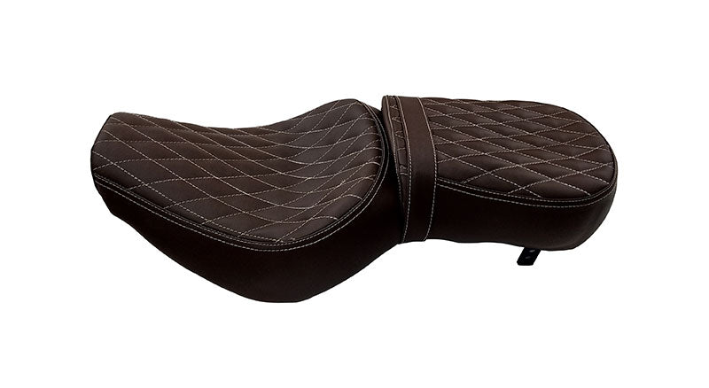 Royal Enfield Classic 350cc 500cc Customized Dual Seat Brown Color