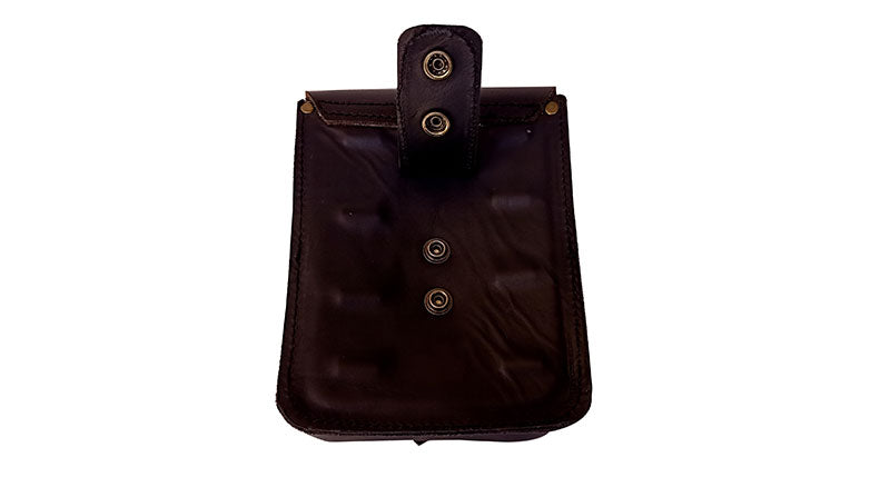 Royal Enfield 650cc GT and Interceptor Magnetic Leather Tank Pouch Black