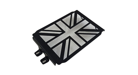 Royal Enfield Twins GT Continental and Interceptor 650cc Flag Design SS Radiator Grill Guard Black