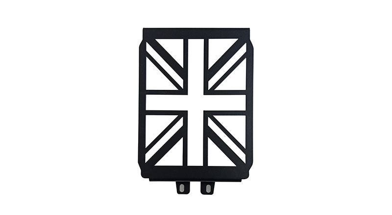 Royal Enfield Twins GT Continental and Interceptor 650cc Flag Design SS Radiator Grill Guard Black