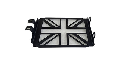 Royal Enfield Twins GT Continental and Interceptor 650cc Flag Design SS Radiator Grill Guard Black