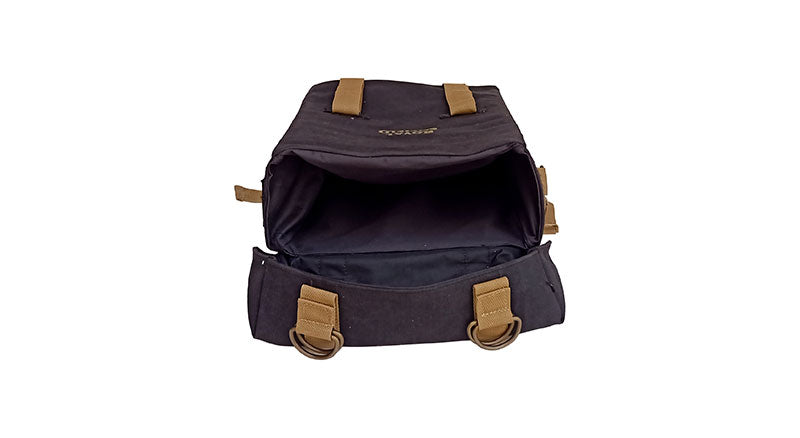 Royal Enfield Black and Golden Pannier Bags and Fitting Frame For Classic 350cc 500cc