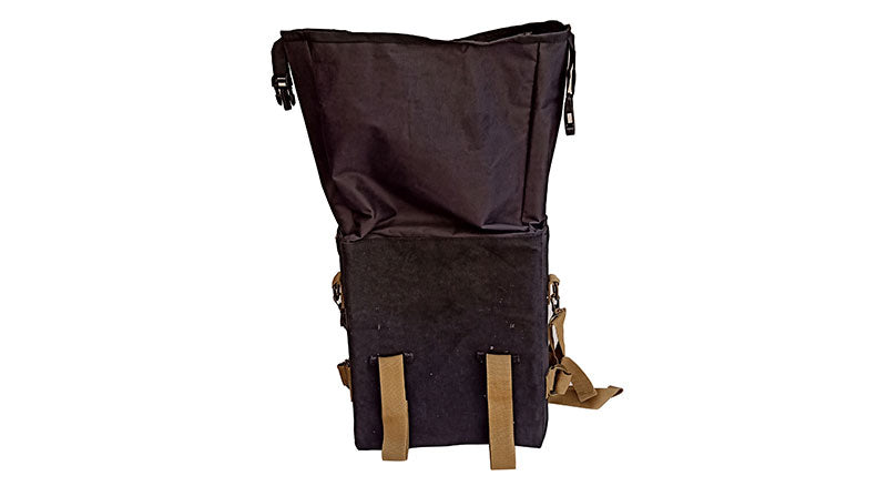 Royal Enfield Black and Golden Pannier Bags and Fitting Frame For Classic 350cc 500cc