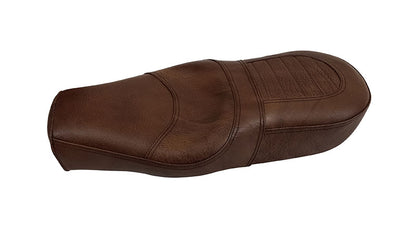 Royal Enfield GT Continental and Interceptor 650 Genuine Leather Dual Seat Brown