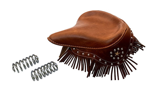 Indian Chief Scout Drifter 800 1500 Gilroy Roadmaster Bobber Solo Seat Brown Tan