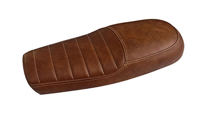 Royal Enfield GT Continental and Interceptor 650 Brown Genuine Leather Dual Seat