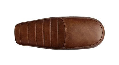 Royal Enfield GT Continental and Interceptor 650 Brown Genuine Leather Dual Seat