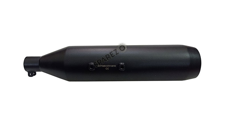 Royal Enfield Meteor 350 Red Rooster Performance Exhaust Silencer Black