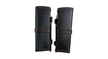 Royal Enfield GT and Interceptor 650 Leather Comfortable Dual Seat with Pannier Bag