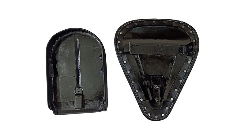 Genuine Leather Royal Enfield Classic 350 500 Low Rider Front and Rear Seat