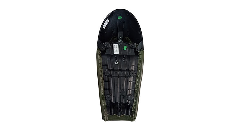 Royal Enfield GT Continental and Interceptor 650 Single Seat Green with Black Cowl