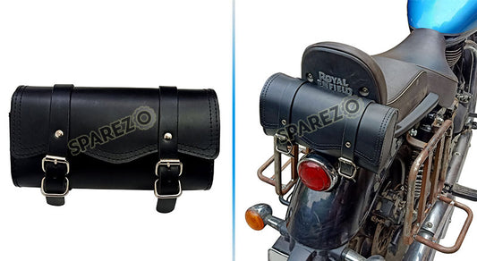 Royal Enfield Meteor 350cc Black Color Genuine Leather Tools and Accessories Bag