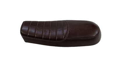 Royal Enfield GT and Interceptor 650 Genuine Leather Dual Dark Brown Seat D9