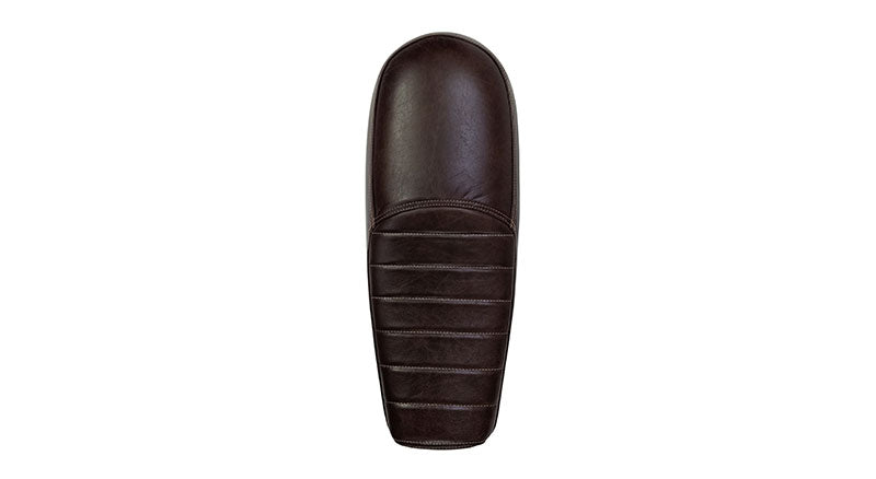 Royal Enfield GT and Interceptor 650 Genuine Leather Dual Dark Brown Seat D9