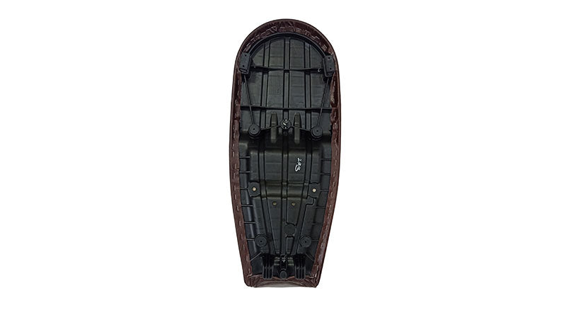 Royal Enfield GT and Interceptor 650 Genuine Leather Dual Dark Brown Seat D9