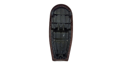 Royal Enfield GT and Interceptor 650 Genuine Leather Dual Dark Brown Seat D9