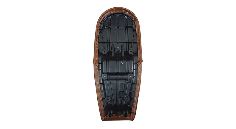 Royal Enfield Interceptor and GT 650 Genuine Leather Brown Dual Seat D3
