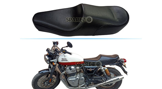 Royal Enfield GT Continental and Interceptor 650cc Black Color Dual Seat