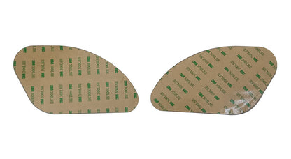 Royal Enfield GT and Interceptor 650cc Fuel Gas Tank Rubber Knee Pad Pair Grey