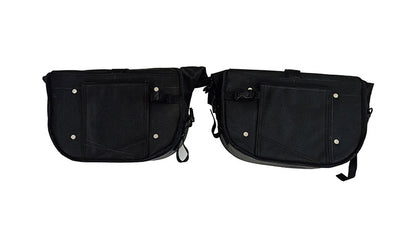 Royal Enfield GT Continental and Interceptor 650cc Soft Pannier Bags With Mounting Rails