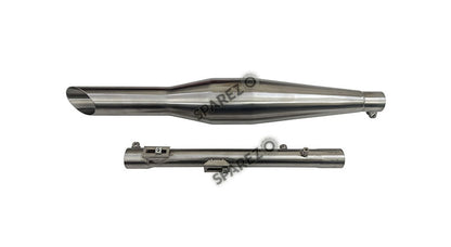 Royal Enfield Meteor 350cc Red Rooster S S Exhaust Muffler Silencer Matt Finish