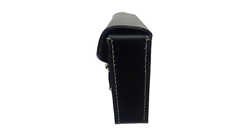 Royal Enfield GT Continental and Interceptor 650 Side Panel Bag Black Genuine Leather