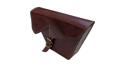 Royal Enfield GT and Interceptor 650 Side Panel Bag Genuine Leather Cherry Brown