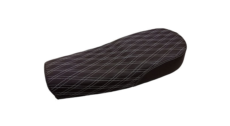 Royal Enfield GT and Interceptor 650 Coffee Brown Leatherite Dual Seat D19