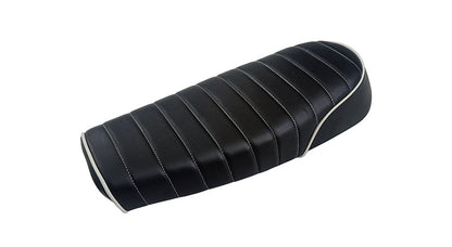 Royal Enfield GT and Interceptor 650cc Genuine Leather Black Dual Seat D22