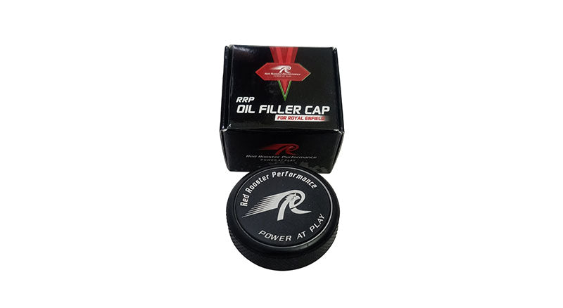 Royal Enfield GT and Interceptor 650cc Aluminium Machined Oil Filler Cap Black
