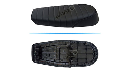 Royal Enfield GT and Interceptor 650cc Genuine Leather Dual Seat Black D26