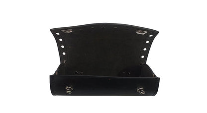 Universal Indian Motorbike Front Side Genuine Leather Tool Bag Black Color D1