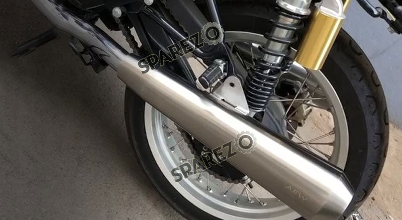 Fit For Royal Enfield GT and Interceptor 650 SS AEW TE 103 Exhaust Silencer Pair