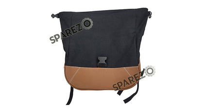Royal Enfield GT Continental and Interceptor 650cc Soft Pannier Bags With Mounting Rails D3