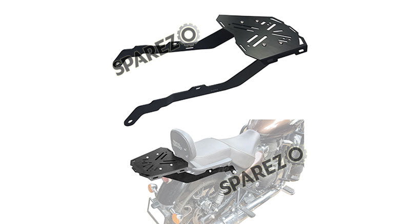 Royal Enfield New Meteor 350cc Rear Carrier Luggage Rack Matt Black ...
