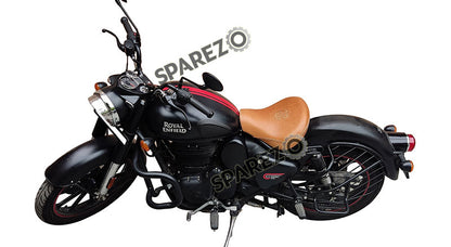 Royal Enfield New Classic Reborn 350cc Front Leather Low Rider Seat with Spring