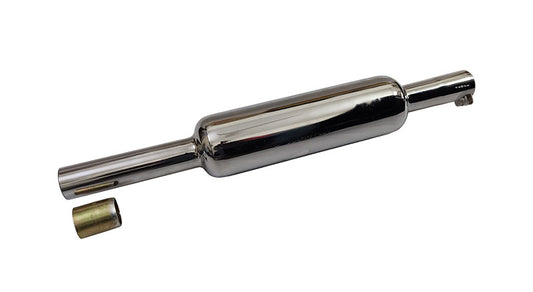 Royal Enfield Loud Sound Empty Exhaust Silencer Chrome For Classic Reborn 350