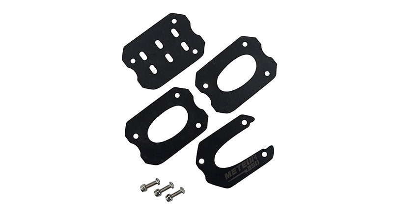 Royal Enfield Steel Side Stand Base Extender Black For Meteor 350cc