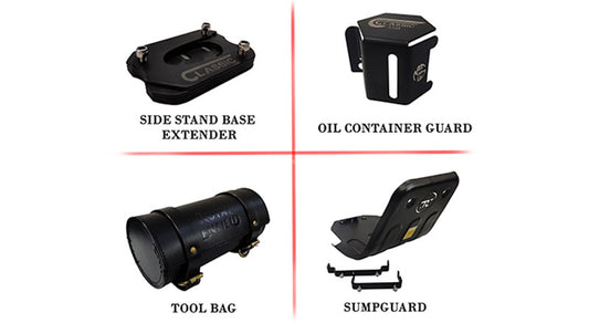 Royal Enfield New Classic Reborn 350cc 4 PCS Accessories Combo-2