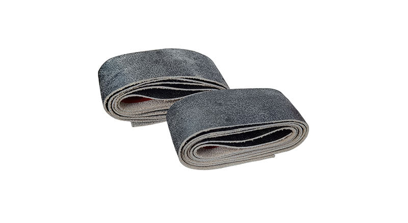 Royal Enfield GT and Interceptor 650 RH-LH Grip Leather Wrap Pair Rusty Grey