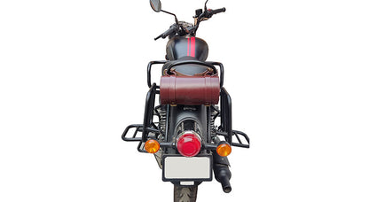 Royal Enfield New Classic Reborn 350cc Leather Tool Roll Accessories Bag Brown