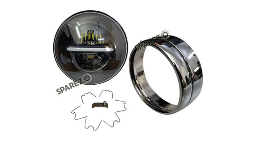 Royal Enfield Classic Reborn 350cc Minus Sign 7" LED Headlight With Rim 2022-2023