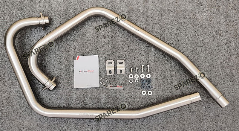 Royal Enfield GT and Interceptor 650cc SS LH-RH Exhaust Header Pipe with Silencer Matt Finish