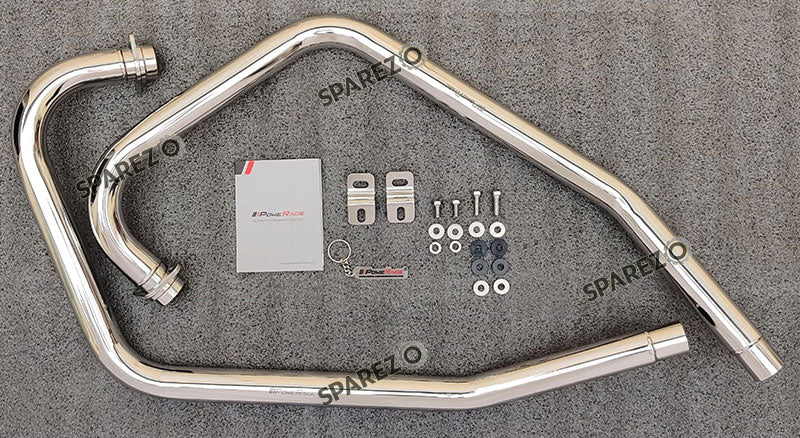 Royal Enfield GT and Interceptor 650cc SS LH-RH Exhaust Header Pipe Polished